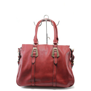 Дамска червена чанта ФР 6149 червенаKP