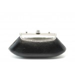 Черно дамско портмоне с метална дръжка ФР 15429 чернаKP