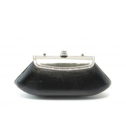 Черно дамско портмоне с метална дръжка ФР 15429 чернаKP
