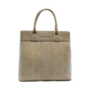 Кафява дамска чанта СБ 1122 св. кафява анакондаKP