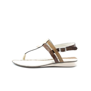 Дамски равни сандали МЙ 24176БЕЖKP