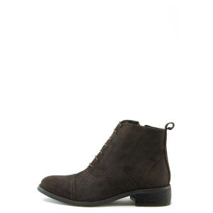 Дамски боти кафяви равни КП 1859кKP