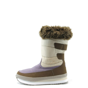 Дамски апрески в бежово и лилаво БР 4219кKP