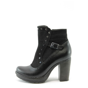 Дамски боти черни на висок ток МИ 300ЧеренKP