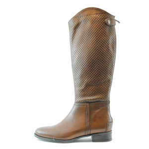 Дамски ботуши кафяви от естествена кожа ГО 10323кKP