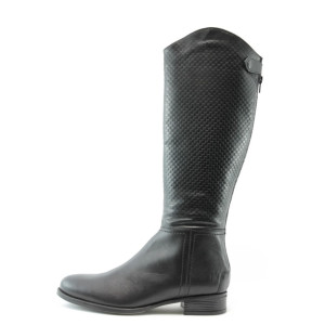 Дамски ботуши черни от естествена кожа ГО 10323чKP