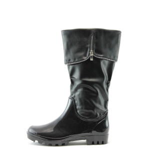 Дамски ботуши черни гумени АК 1000-5KP
