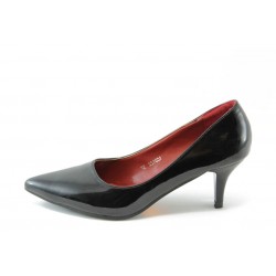 Дамски обувки черен лак ФР 0122чKP