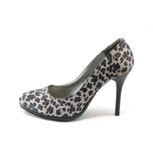 Дамски сатенени обувки на висок ток ФР 227-25KP