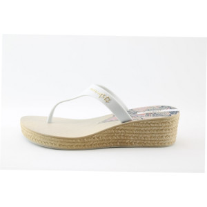 Дамски чехли на платформа бели Ipanema 80828 БялKP