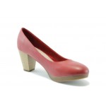 Дамски обувки червени на среден ток Jana 22461ЧВKP