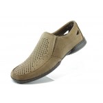 Мъжки обувки кафяви летни с ластик Rieker 07957КKP