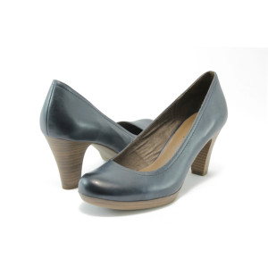 Дамски обувки сини на ток Tamaris 22410синьоKP