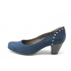 Дамски обувки сини на ток Jana 22462-14сKP