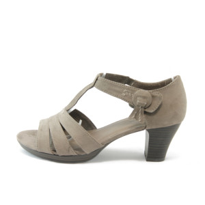 Дамски сандали бежови на ток Jana 28365 бежKP