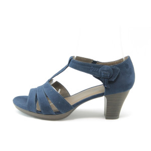 Дамски сандали сини на ток Jana 28365 синиKP