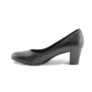 Дамски обувки черни на среден ток ГО 0232ЧKP
