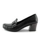 Дамски черни обувки ежедневни на среден ток МИ К55ЧKP
