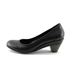 Дамски елегантни обувки на среден ток черни МИ 39ЧKP