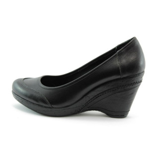 Дамски обувки черни на платформа МИ 1968ЧKP