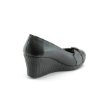 Дамски обувки черни на платформа ежедневни МИ 85П-ЧKP