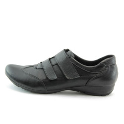Дамски обувки спортни черни с лепенки МИ111ЧKP