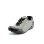 Дамски обувки сиви спортни с връзки МИ113СKP