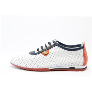 Бели спортни дамски обувки от естествена кожа Бели спортни дамски обувки от естествена кожа