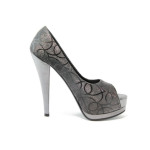 Дамски обувки сиви елегантни МИ 4425Т.С.KP