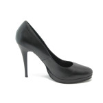 Елегантни дамски обувки на висок ток черни ФЯ 0112914KP