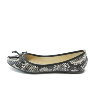 Дамски балеринки черно и бяло ПИ 0985 черно-белиKP