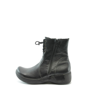 Черни дамски боти равни МИ 103 черни - гигантKP