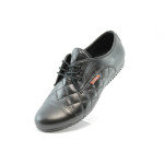 Дамски обувки спортни с връзки черни МИ 033ЧKP