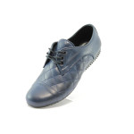 Дамски спортни обувки с връзки сини МИ 033СинKP