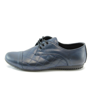 Дамски спортни обувки с връзки сини МИ 033СинKP