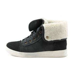 Дамски боти с връзка черни ПИ 1142чKP