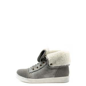 Дамски боти сиви тип кец ПИ 1142СивKP