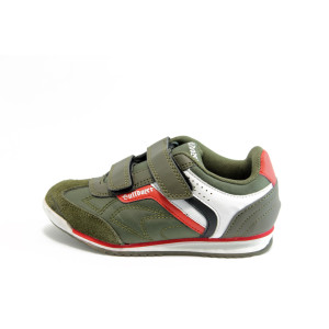 Детски маратонки зелени с лепенки БР 1213зKP