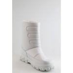 Бели детски ботушки, здрава еко-кожа - всекидневни обувки за есента и зимата N 10007633