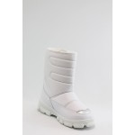 Бели детски ботушки, здрава еко-кожа - всекидневни обувки за есента и зимата N 10007632