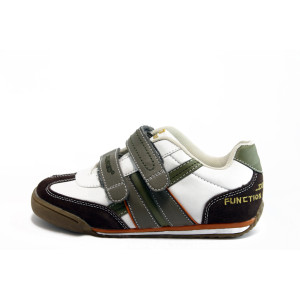 Детски маратонки бяло-зелени ДД 902ЦХKP