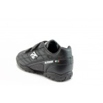 Черни детски маратонки, здрава еко-кожа - спортни обувки за целогодишно ползване N 10008123