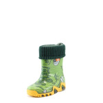 Зелени гумени детски ботушки, pvc материя - всекидневни обувки за есента и зимата N 10009381