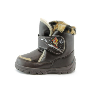 Бебешки боти кафяви с пух МА 12021КафеKP Бебешки боти кафяви с пух МА 12021КафеKP