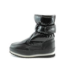 Детски апрески черни лачени с грайфер БР 408KP