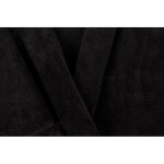 Черен луксозен халат за баня Мика - 100% микропамук