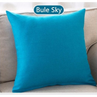 Декоративна калъфка за възглавница с цип в морско синьо - Azul