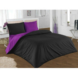 Памучен спален комплект Black Violeta