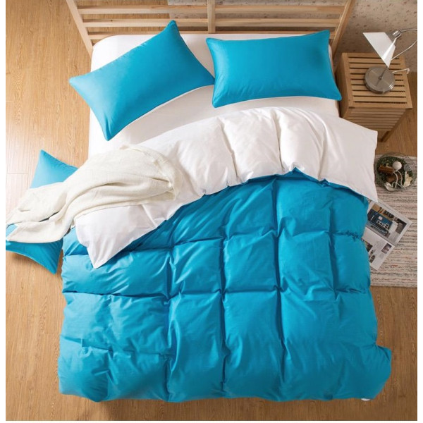 Двулицев памучен спален комплект със завивка Nuvola - Ранфорс