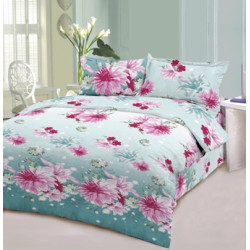 Красив спален комплект със завивка Floran - 100% Памук Ранфорс
